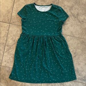 Wonder Nation Teal Star Pattern Dress